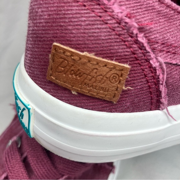 Blowfish Maroon Canvas Sneakers - Picture 6 of 7